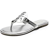 DREAM PAIRS Women's Flip Flops Comfortable Soft Cushion Slide Slip on Summer Beach Thong Flat Sandals