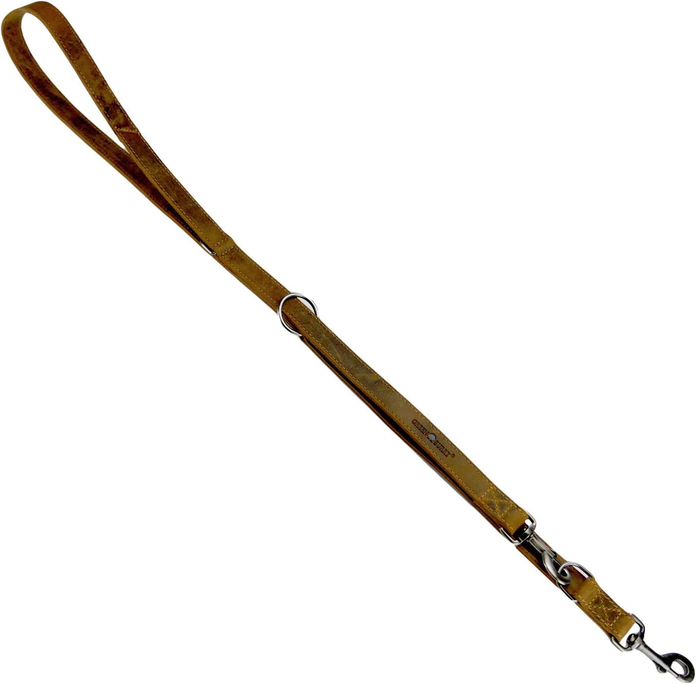 Greenburry Vintage 1602-25 Leather Dog Leash, Dog Chain for Walking, braun, Groß - Image 3