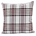 DZT1968® Classic Plaid Throw Pillow Cushion Case Cover Protector Home Decor (Red)