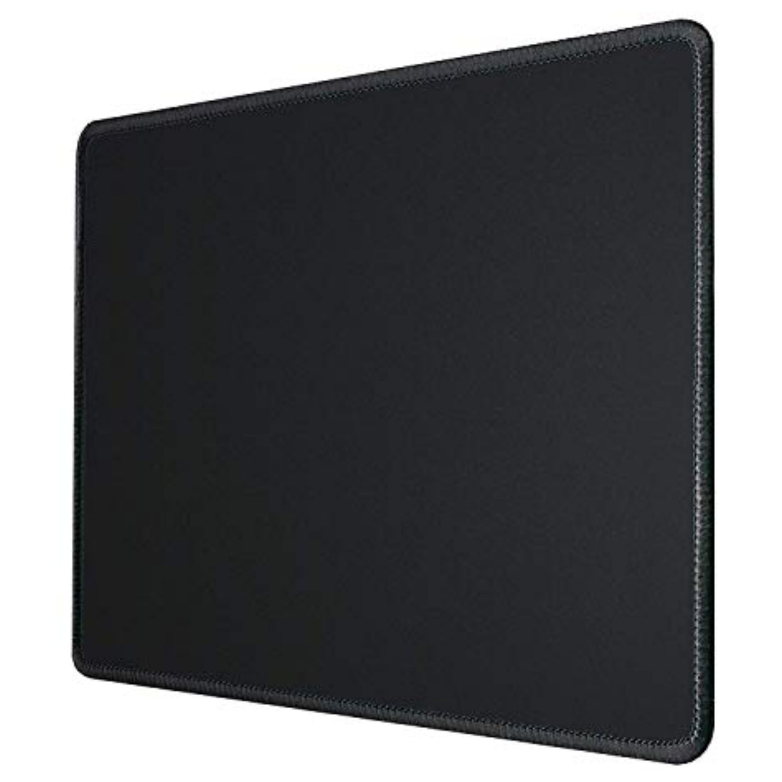 silmo Mouse Mat Small 10 x 8 inches / 25 x 20 cm, black Mouse Pad, Stitched Edges, washable & rollable Mouse Pad, Gaming Home Office Mousemat, Mousepad non-slip & quiet, Desk Mat