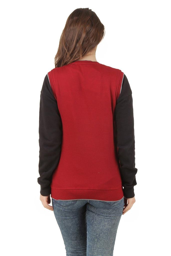 eprilla women's woollen blend red sweater