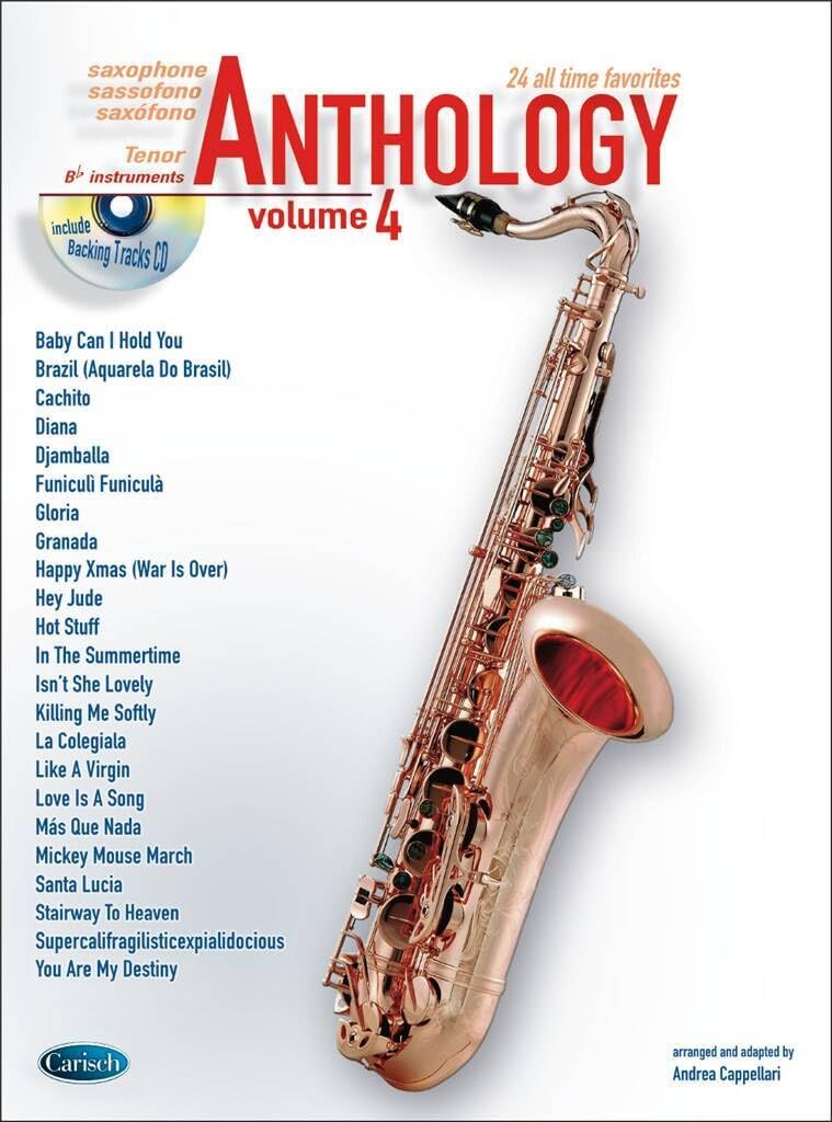 Anthology Tenor Saxophone Vol. 4. Includes CD