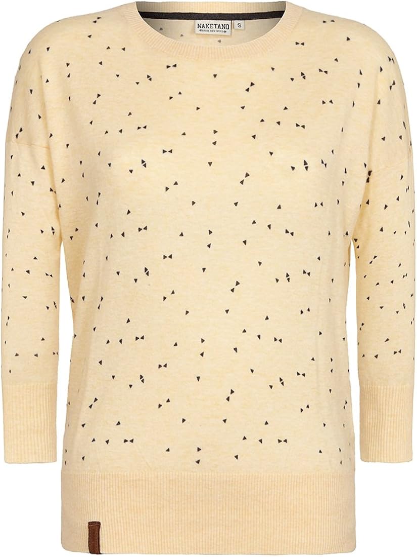 Naketano Women S Knit Sweater Maja Triangles Ii Light Yellow Melange L Amazon Ca Sports Outdoors