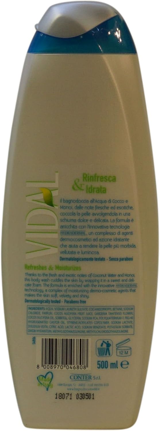 Vidal Coconut Water Bath Shower - 500 ml, 500 ml (Pack of 1) - Image 3