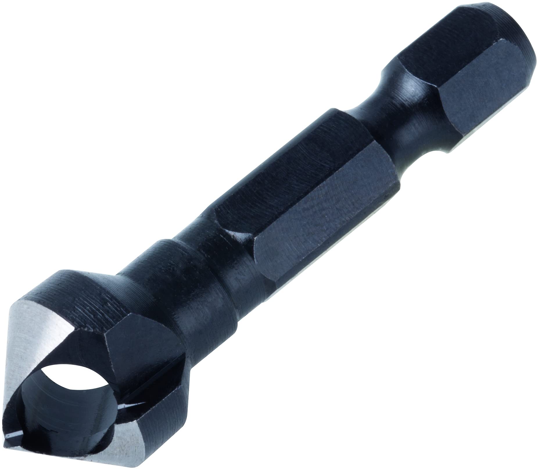 wolfcraft Tool Steel Deburring Counter, Hexagon Shank I 4372000 I Counterboring and deep countersinking