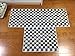 Easychan 2 Piece Carpet Rubber Backing Non-Slip Kitchen Mat Doormat Area Rugs (17