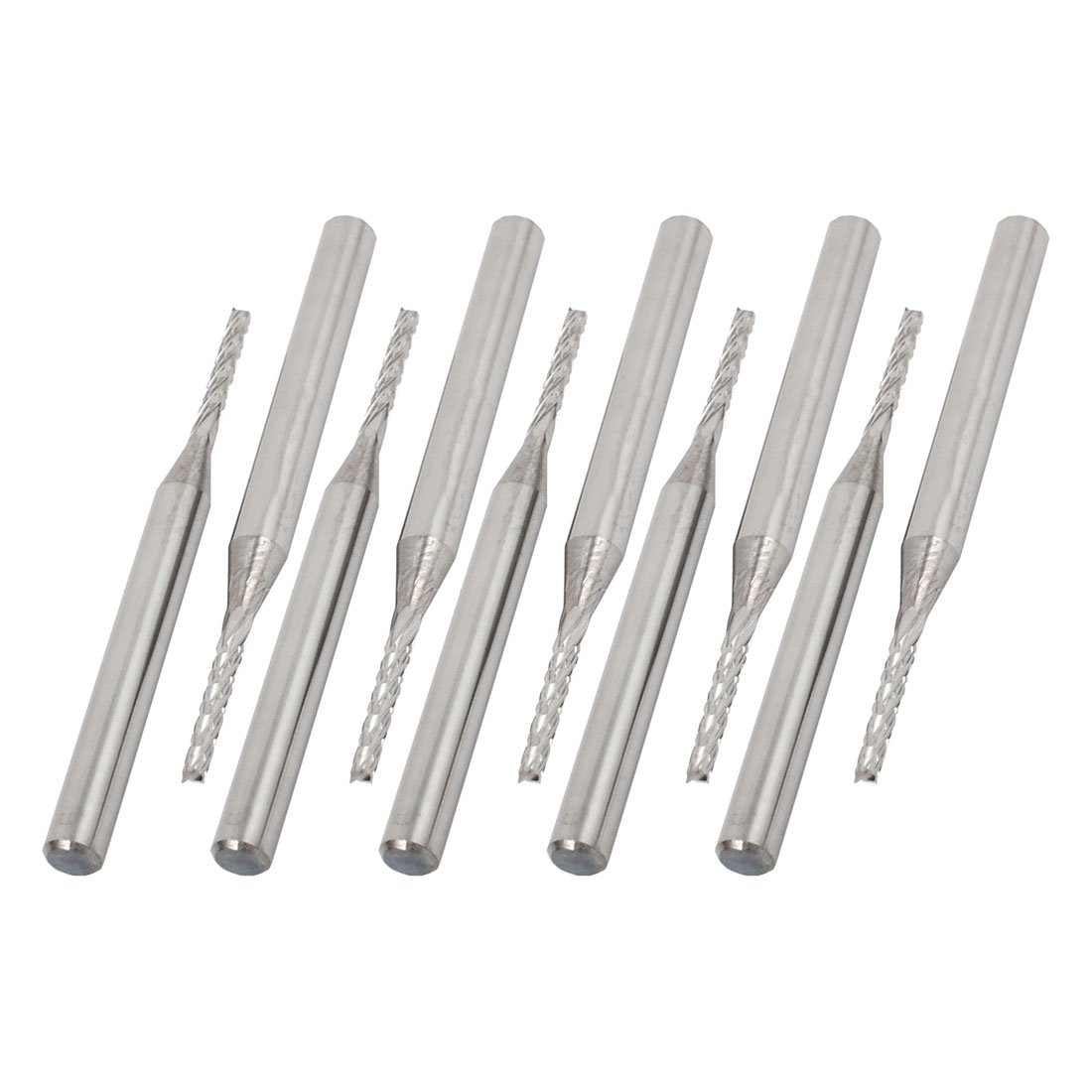Sourcingmap 10pcs 1.4mm CNC PCB Tungsten Carbide Milling Cutter Engraving Bits