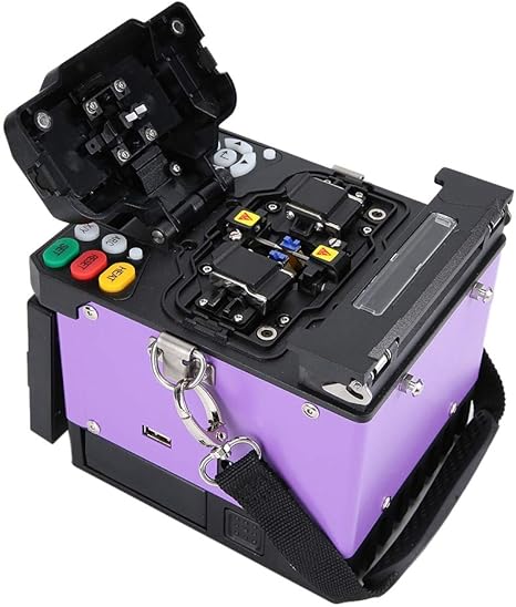 Empalmador de fusión de fibra óptica