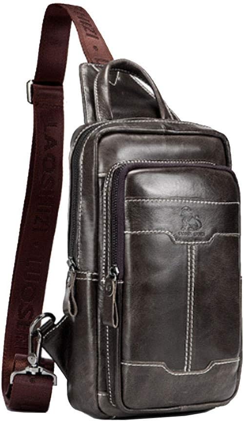 HebetagOutdoor Sling Bag Hiking Backpack for Men Women Crossbody Shoulder Chest Day Pack for School Outdoor Travel Business Casual Work Office