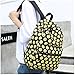 Tibes Cute Waterproof Backpack Funny Emoji Schoolbag for Kids Black