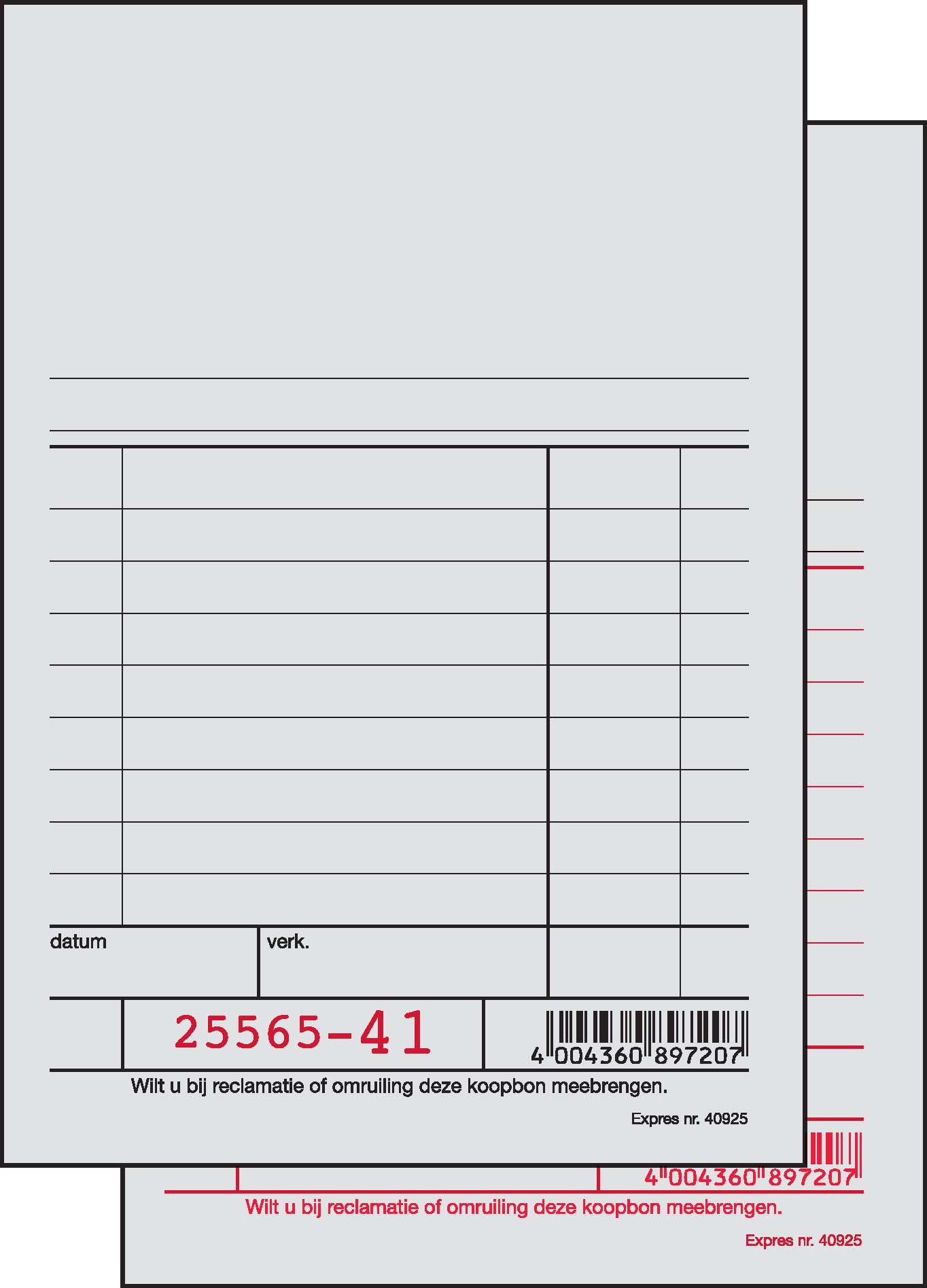 Sigel Expres Kassablok Grey