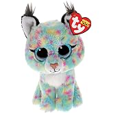 Ty Beanie Boo Lynx the Blue Bobcat - 6"