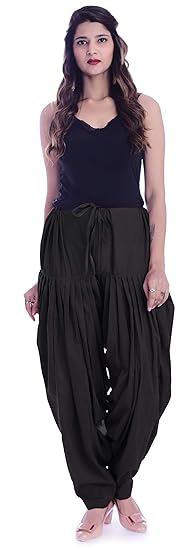 Women's Cotton Patiala Salwar Pants (Multi-Colors_Plus Size) - Pack of 1