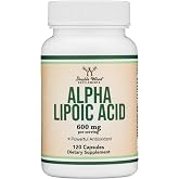Alpha Lipoic Acid, 600mg, Antioxidant Supplement, 120 Capsules | ALA Supplement, Powerful Antioxidant, Non-GMO, Third Party Tested