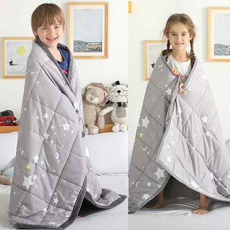 Amazon.com: Haowaner Cooling Cotton Kids Weighted Blanket 10lbs 41 x 60