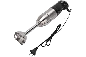ciciglow Immersion Blender, 400W Electric Hand Blender, Stainless Steel Handheld Stick Mixer for Smoothies, Soups, Milkshakes
