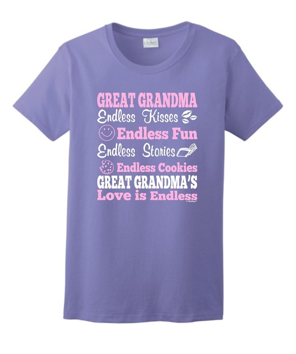 Great Grandma Endless Love Ladies T-Shirt-ANZ