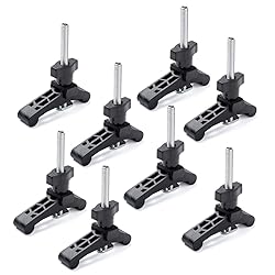 POWERTEC 8PK T-Track Hold Down Clamp with