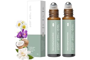 Teething Roller, Mamas Teether: Teething Oil Roller, Natural Gentle Teething Relief Roller, Teething Roller All Natural - 2Pa