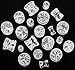 Clear Quartz Organic Precious Stone Cut Like a Diamond Double Sided Flare plugs/solid Saddle (1 Pair) Different Sizes Available B/7/2/B*2