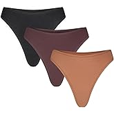 Negative Underwear – Cotton Thongs for Women – Minimal, Comfortable, Invisible Under Clothes - 3 Pack