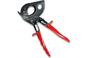 INNETOC Ratcheting Cable Cutter, 400mm2 Aluminum Copper Wire Cutters for Cutting electrical wire as Ratchet Wire Cutters (400mm2)