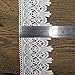Trimscraft 5 Yards 3 Inches Wide Venise Cotton Lace Trims Eyelet Fabric for Garment Accessory DIY Craft Supply in White