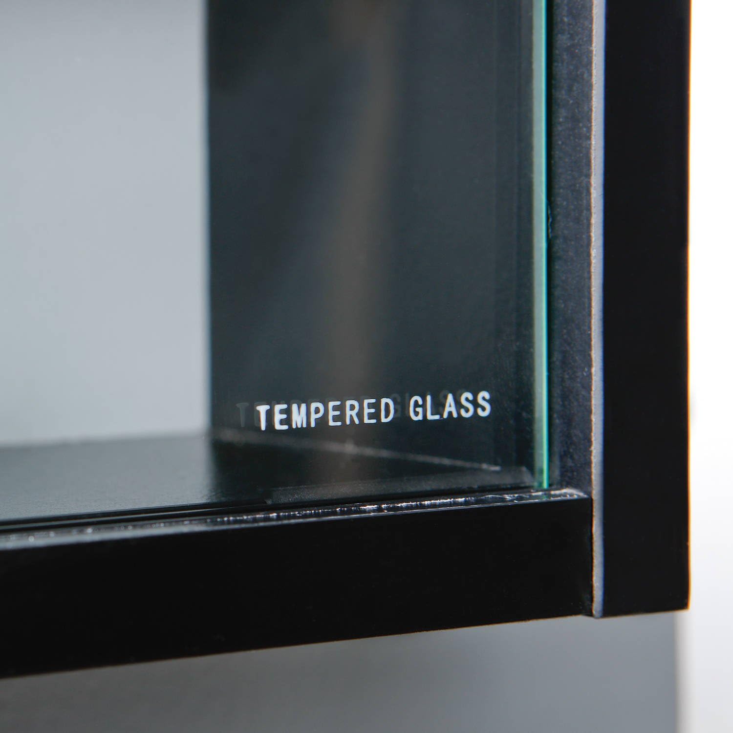 Inter Link Display Cabinet Collecty, Black/white, Measures 80 cm x 9.5 cm x 60 cm - Image 5