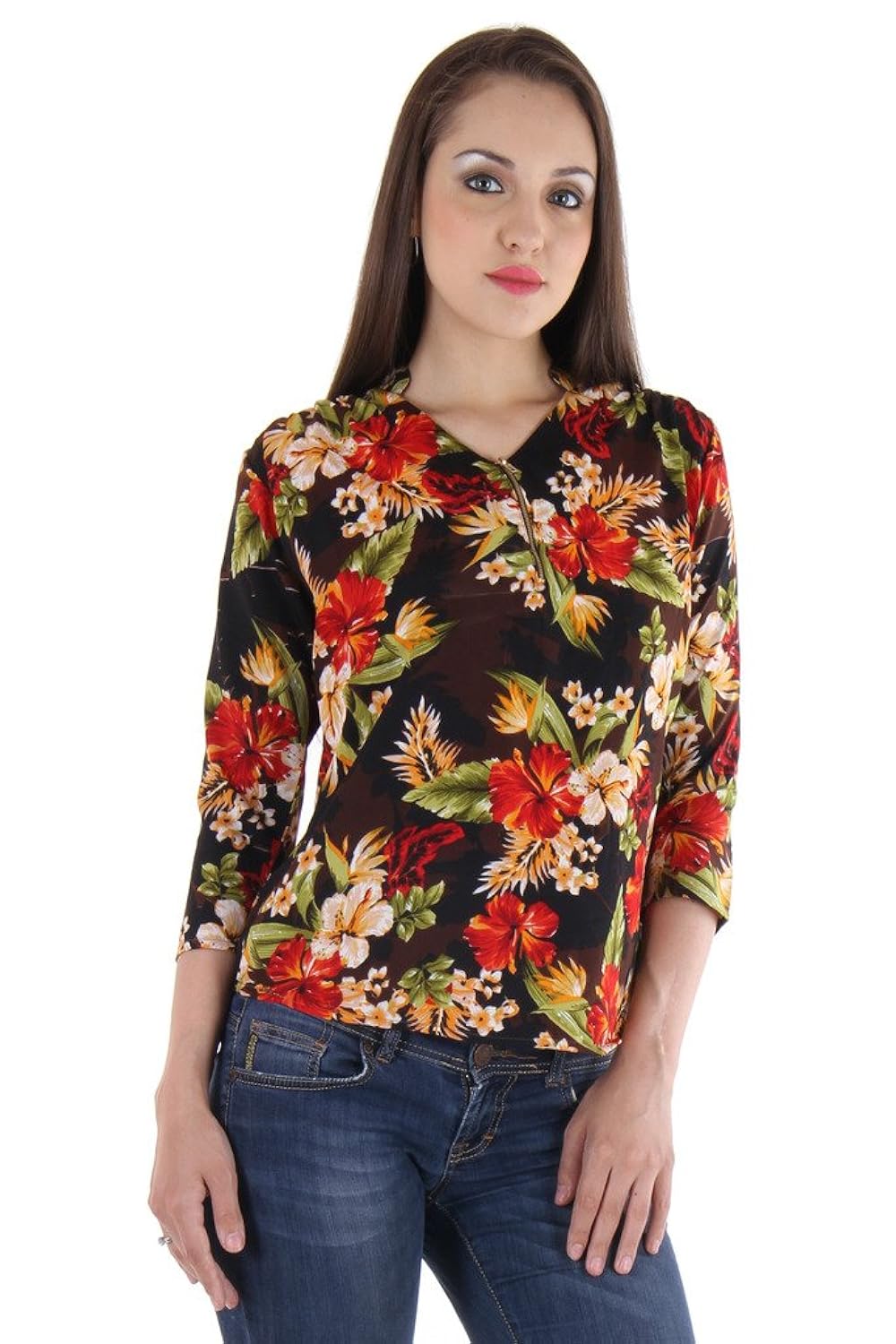 vvoguish women's regular fit cotton top