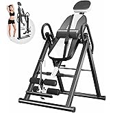 YOLEO Gravity Inversion Table for Back Pain Relief 2026 New Inversion Table | w/Lumbar Support, Easy to Assemble, Back Stretcher Machine 300 lbs