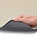 Dual Dish Drying Mat - Dual Sided Microfiber Absorbent Machine Washable Multipurpose 18 X 24 (Grey)