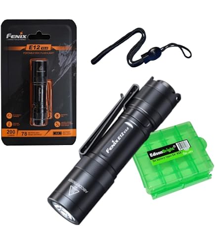 Fenix E12 V2 160 Lumen LED Flashlight with EdisonBright AA