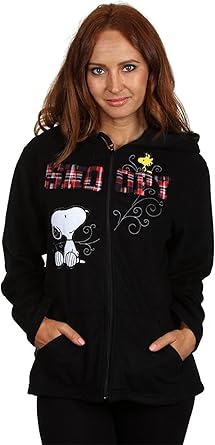 snoopy zip up hoodie