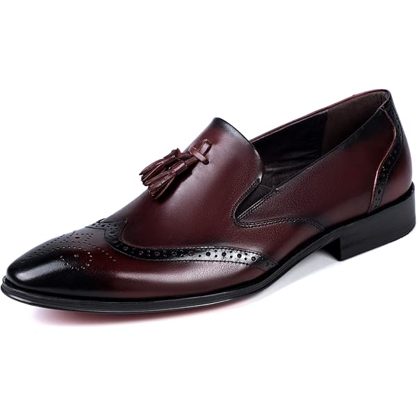 Amazon.com | Florsheim Mens Como Black Cherry Slip-On - 10 B  display picture 3