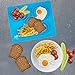 OSHO The Original All-in-One Non Slip Silicone Plate Placemats for Toddlers and Kids, Blue, 6 Months+