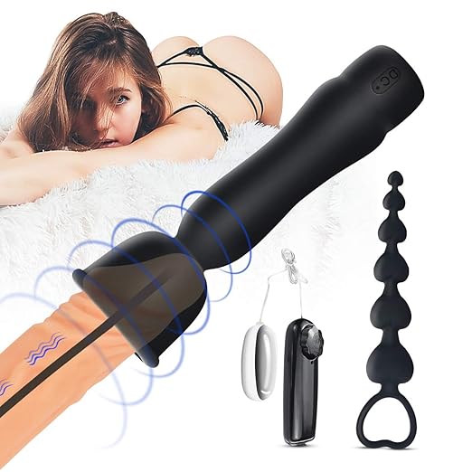 YOTEFUN Dilatoren Harnröhre Dilator Eichel Stimulator Penis Vibrator Plug Urethral Silikon Dilator mit 16 Vibration Level+Ana