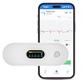OVIIN Portable Heart Rate Monitor, Wireless Home Use Heart Rhythm Tracker, Heart Monitoring Devices,Smartphone App Compatible with iOS/Android