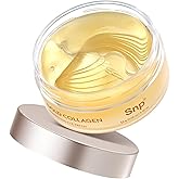 SNP 125Da Collagen + 24K Gold Perfection Eye Patch | Nourishing Under Eye Patches for Wrinkles and Dark Spots | Under Masks for Puffy Eyes and Dark Circles | Korean Collagen Skincare | 60 Patches