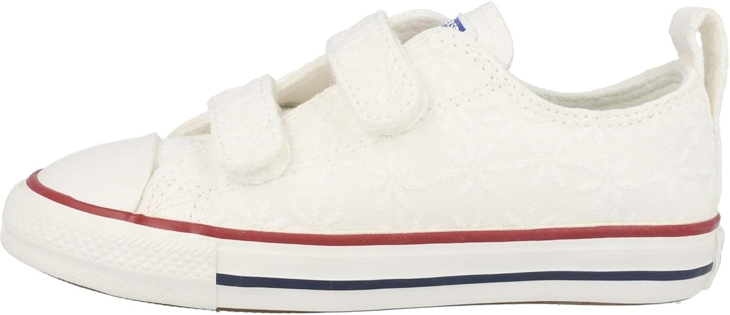 white & red all star 2v trainers toddler