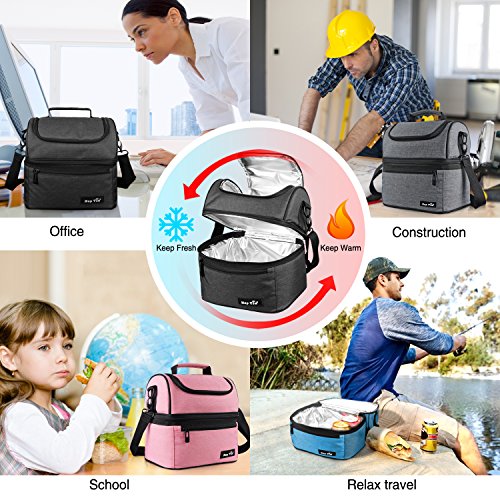 Hap Tim Lunch Box Insulated Lunch Bag Medium Size Cooler Tote Bag for