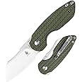 Kizer OCTOBER Mini Pocket Knife Green G10 Handle, EDC Outdoor Folding Knife 154CM Blade V2569C1