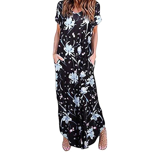 amazon women's casual maxi dresses