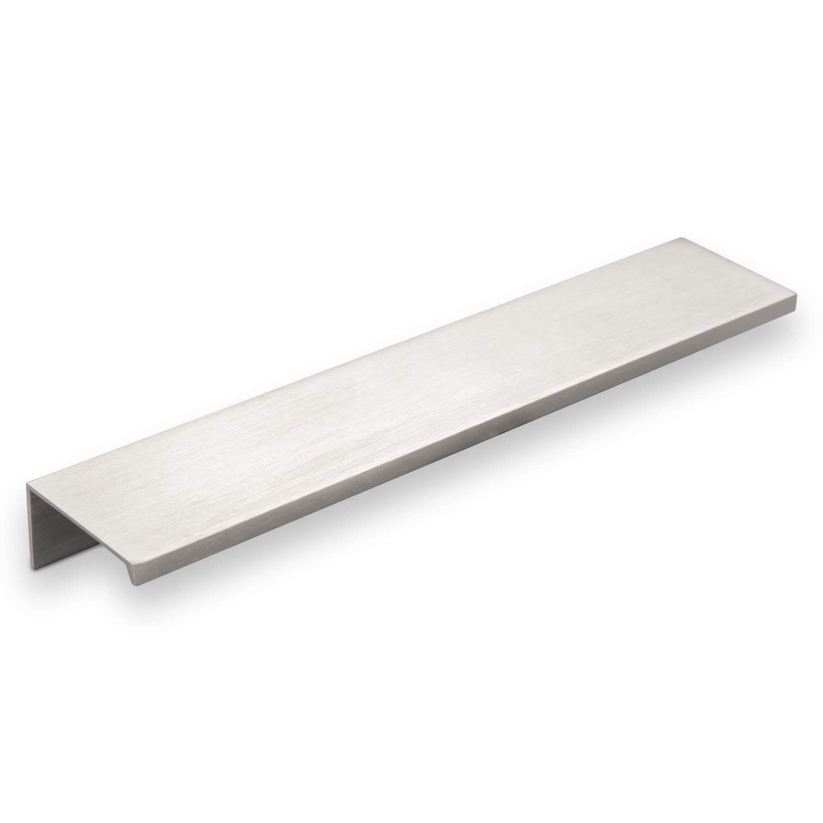 Set of 5 x SO-TECH® Aluminium Furniture Handle Strip "Searl" 180 mm Stainless Steel Look Drawer Handle Strip