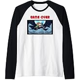 Scott Pilgrim Vs. The World Game Over Kiss Raglan Baseball Tee