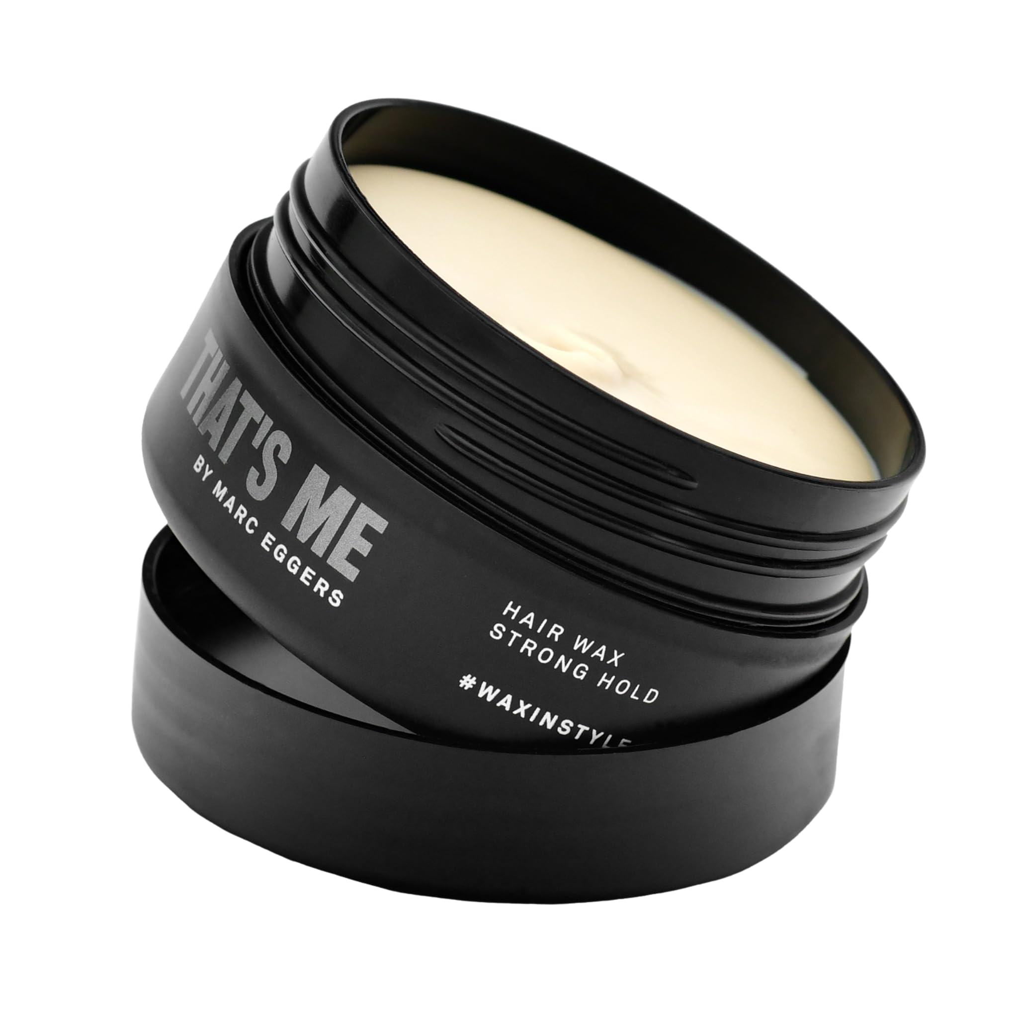 TAHT'S ME Men's Hair Wax (100 ml) - Best Hair Wax for Strong Hold with Almond Oil - Hair Wax for All Hair Types Made with Professional Hairstylists from Italy