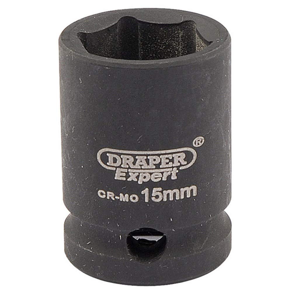 Draper 6875 3/8" Square Drive Hi-Torq 6 Point Impact Socket, 15 mm Size