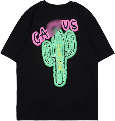 NAGRI Cactus T Shirt Crewneck Short 