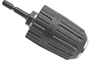 Biaungdo 1/2" Keyless Drill Chuck Adapter 2.0-13mm, 1/4-Inch Hex Shank Drill Chuck Adapter, Converter Quick Connect Impact Driver Conversion Tool 1/2-20UNF Mount