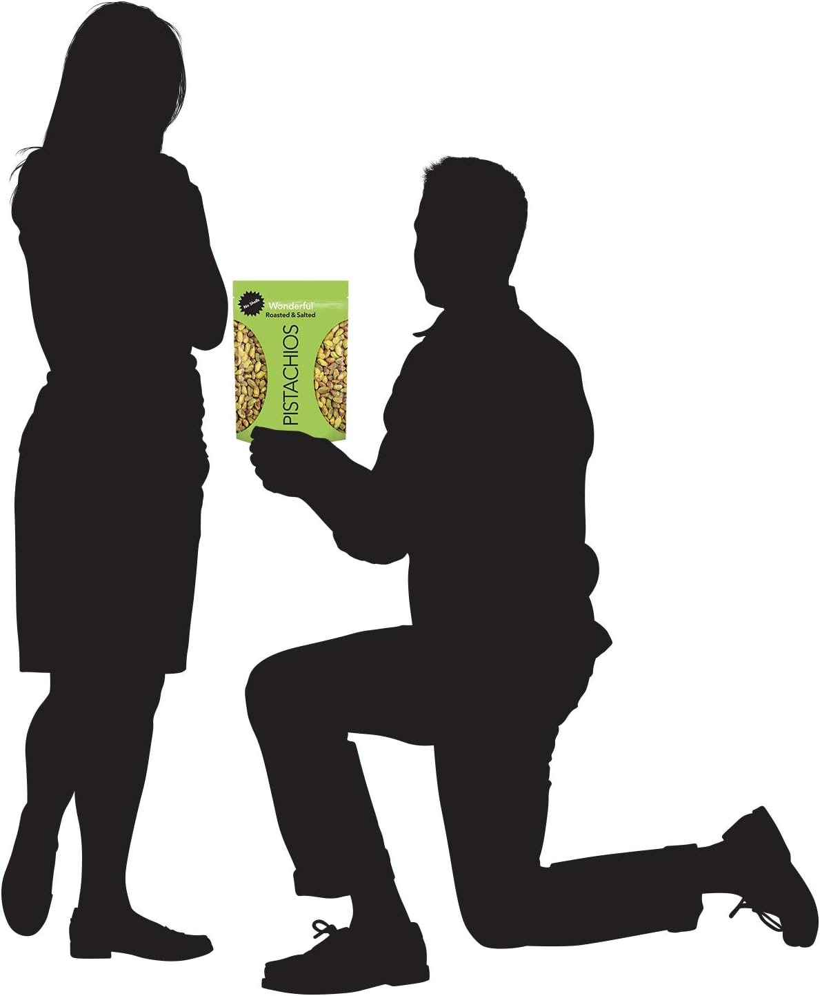 Wonderful Pistachios, No Shells, Roasted & Salted, 24 Ounce Resealable Bag : Snack Pistachio Nuts : Grocery & Gourmet Food