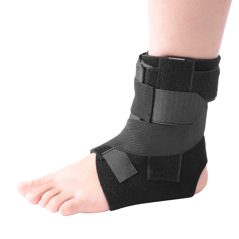 Wytino Ankle Corrector, Adjustable Ankle Joint Support Brace Stabilizer Foot Drop Orthosis Corrector Used for Women Men